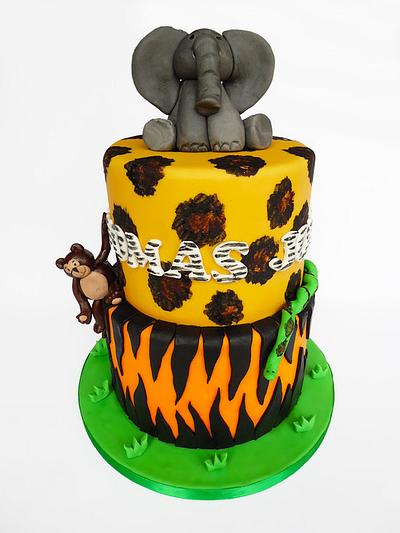 Jungle animal cake - Cake by Vanilla Iced 
