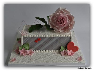 Big rose - Cake by claudia