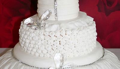 Wedding Dress Cake - Cake by PetiteSweet-Cake Boutique