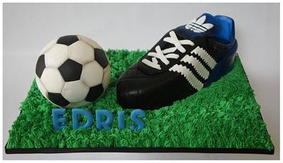 Soccer/football cake - Cake by L & A Sweet Creations