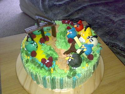 Angry Birds - Cake by mamaSaule