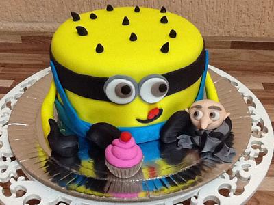 Despicable me cake - Cake by claudia borges