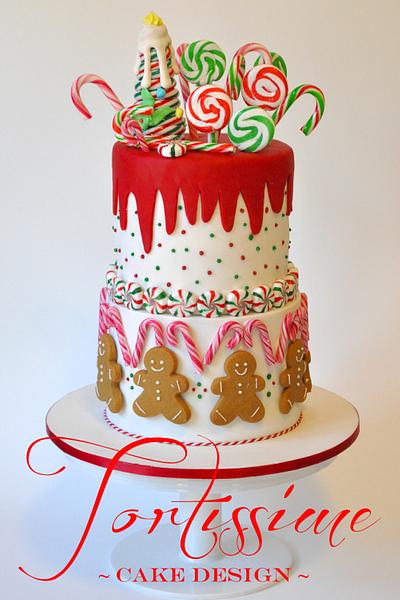 Sweet Treats Christmas Cake - Cake by Tortissime Cake Design