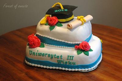 Graduation Cake - Cake by Forest of sweets
