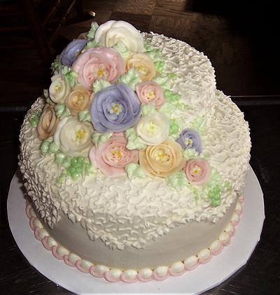 Bridal luncheon Cake - Cake by BettyA
