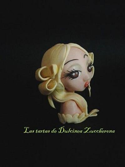 woman peony - Cake by las tartas de Dulcinea Zuccherona