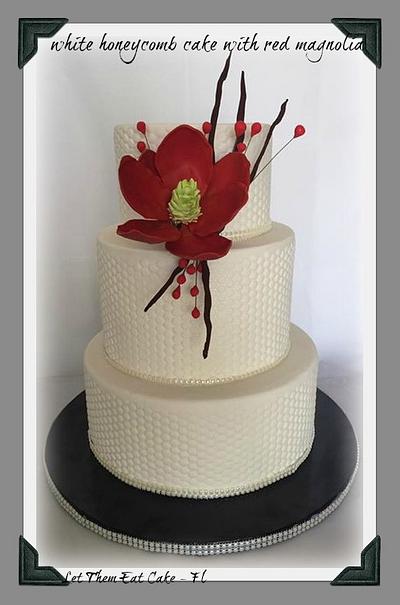 White honeycomb cake - Cake by Claire North
