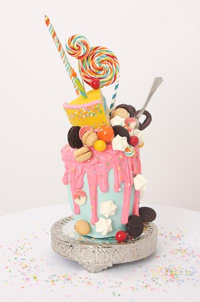 "Overloaded Milkshake" Cake - Cake by Diana