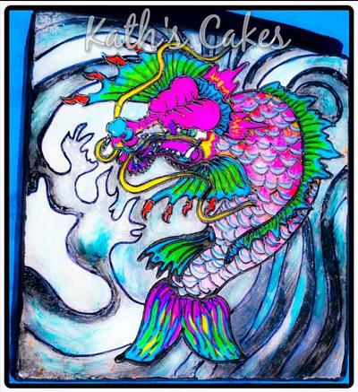 Coy Dragon Fish - Cake by Cakemummy
