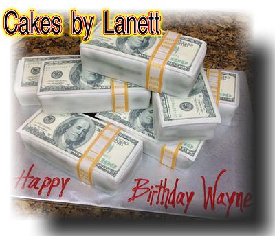 Stacked Money Cake - Cake by Lanett