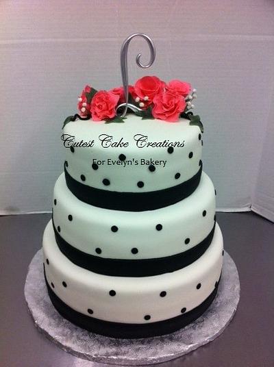 Simple wedding - Cake by Evelyn Vargas