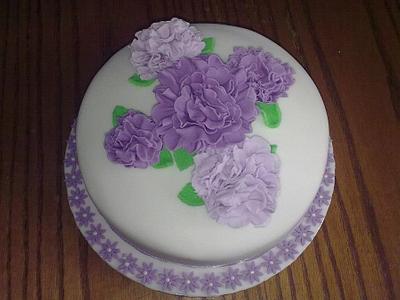 Carnation cake - Cake by Simone