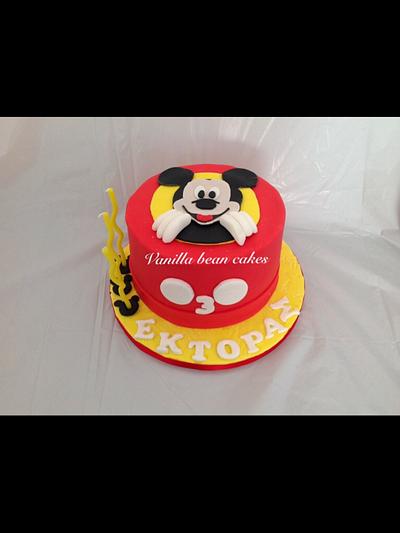 Mickey mouse - Cake by Vanilla bean cakes Cyprus