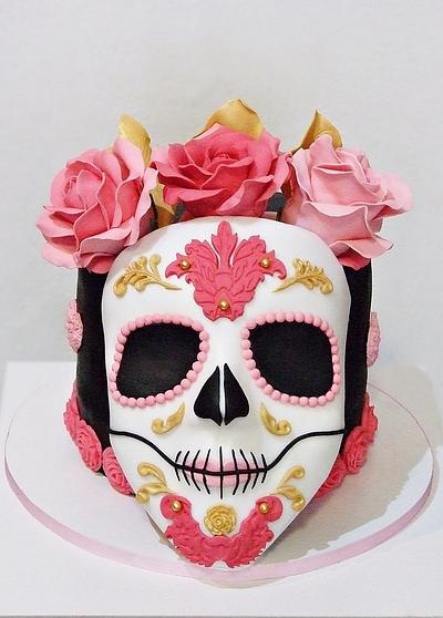  Halloween cake. Skull cake.  - Cake by elgi