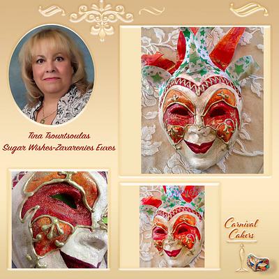 Carnival Cakers Collaboration  - Cake by Tina Tsourtsoulas
