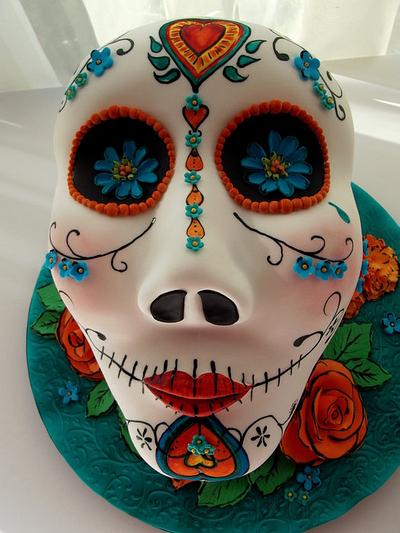 Cinco de Mayo Sugar Skull - Cake by Rhu Strand