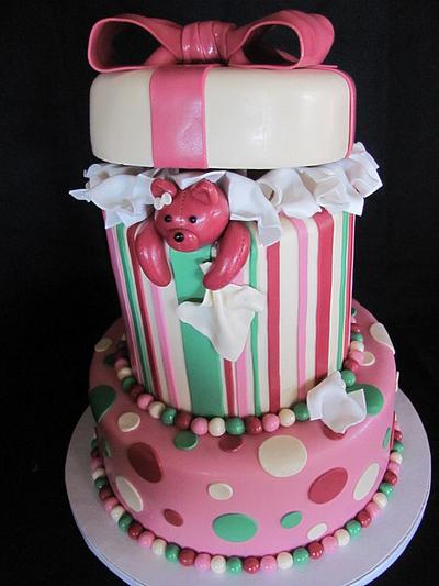 Teddy Bear Escape Baby Shower Cake - Cake by Jennifer Watson