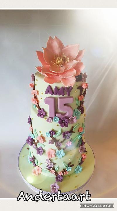 Lotus cake - Cake by Anneke van Dam