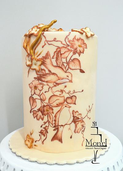 Painted Cake - Cake by Mina Avramova