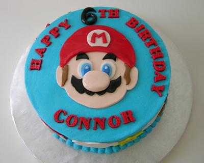 Mario Birthday Cake - Cake by Craving Cake