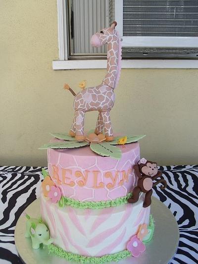 Baby shower cake - Cake by Danielle Lechuga