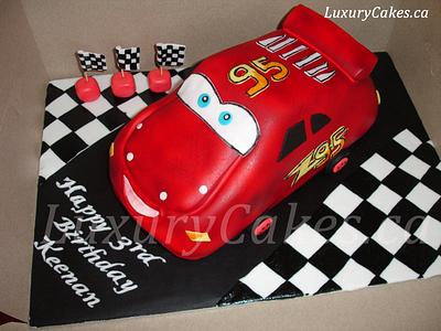 Lightning McQueen car - Cake by Sobi Thiru