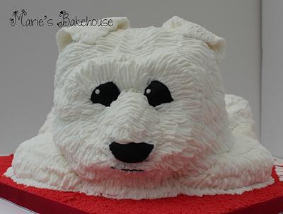 Dog cake for Hannah - Cake by Marie's Bakehouse