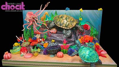 Great Barrier Reef  - Cake by Kevin Martin