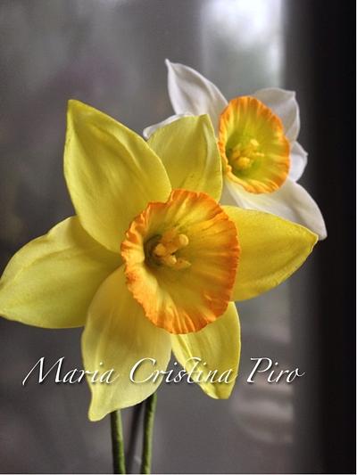 Spring colors...The Daffodil - Cake by Piro Maria Cristina