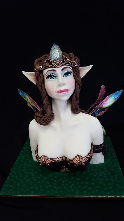 Fairy Queen Warrior  - Cake by Paul Delaney of Delaneys cakes