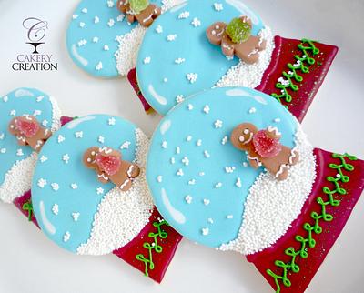 Snow globe cookies - Cake by Cakery Creation Liz Huber
