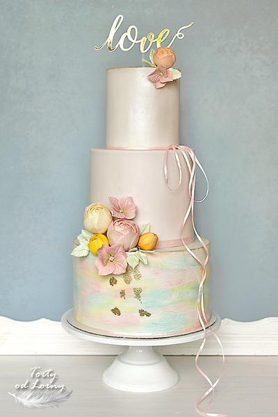 Pastel multicolor.. - Cake by Lorna
