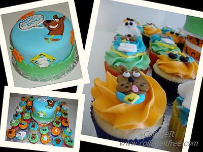 Scooby doo Cupcakes and cake - Cake by Brett25