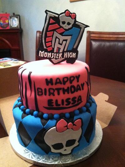 Monster High Cake - Cake by brooklyncakes