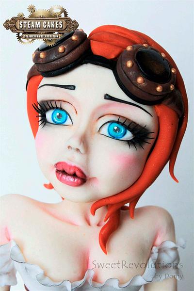 Steampunk Lady  - Cake by Domy