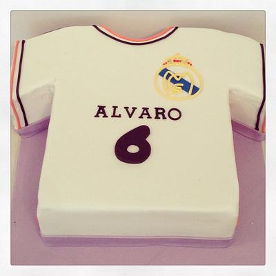 Camiseta Real Madrid - Cake by PanyMantequilla