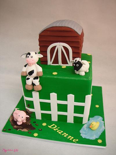 Farmyard Cuteness - Cake by Meganlicious Cakes