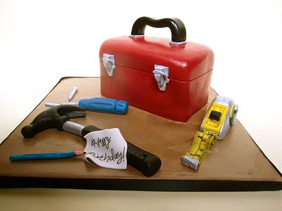 Tool Box Cake - Cake by Daisy Brydon Creations