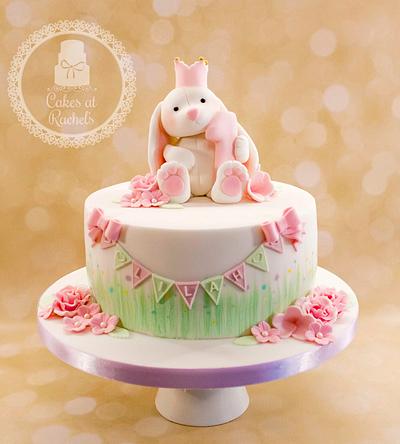 Lilah's Little White Bunny Cake - Cake by CakesAtRachels