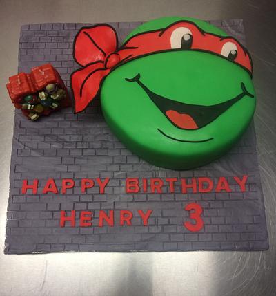 Ninja Turtle - Cake by Jeaniecakes