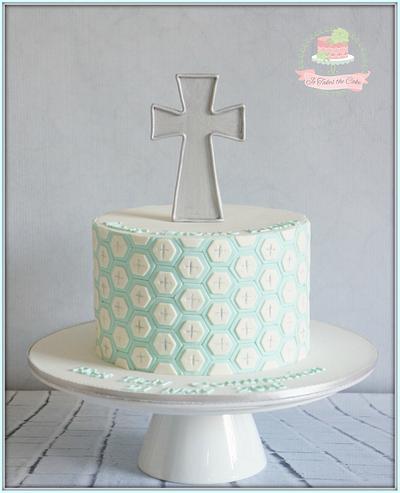 Boy Baptism - Cake by Jo Finlayson (Jo Takes the Cake)