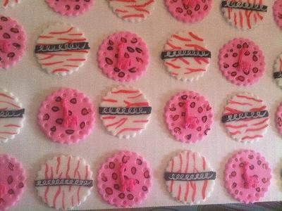 Baby shower cupcake toppers - Cake by Cindy