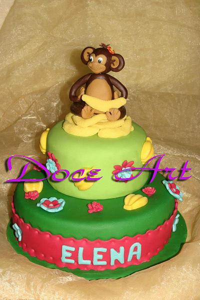 Monkey Cake  - Cake by Magda Martins - Doce Art
