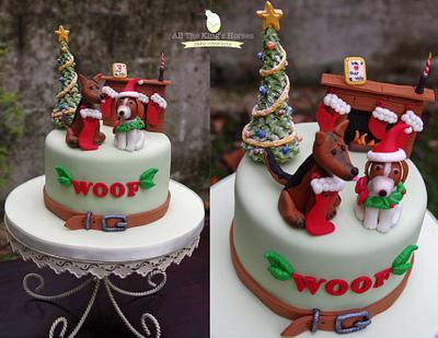 Christmas is going to the DOGS! - Cake by Mandy