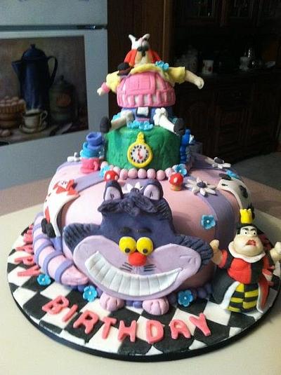 Alice In Wonderland Cake - Cake by Patty Cake's Cakes