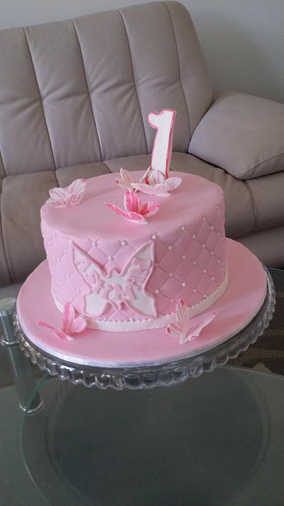 pretty pink  - Cake by cakeartbysid 