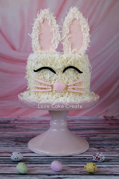 Coconut Easter Bunny cake - Cake by Love Cake Create
