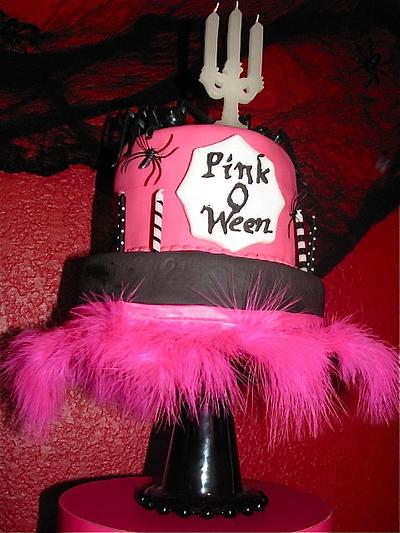 Pink O Ween Cake - Cake by Amanda Trahan