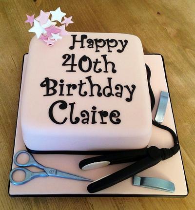 Hairdressers cake - Cake by Cherry Delbridge