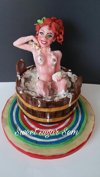 Vintage Pin up - Cake by SweetSugarSem